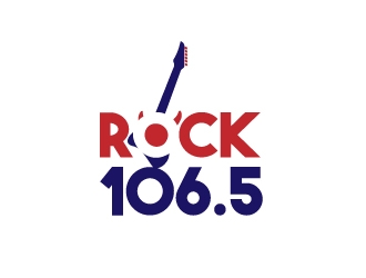 Rock 106.5 logo design by samuraiXcreations