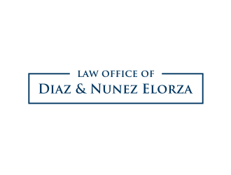 Law Office of Diaz & Nunez Elorza logo design by protein