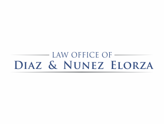Law Office of Diaz & Nunez Elorza logo design by up2date