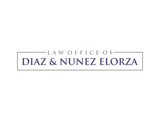 Law Office of Diaz & Nunez Elorza logo design by agil