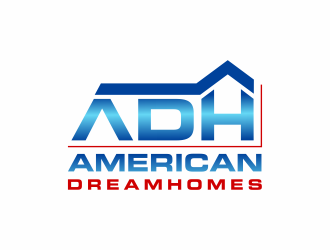 American DreamHomes logo design by Mahrein