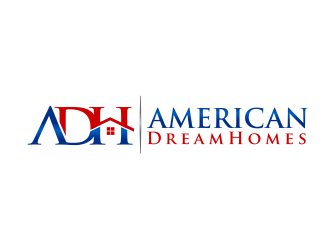 American DreamHomes logo design by kimora