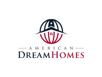 American DreamHomes logo design by Eliben
