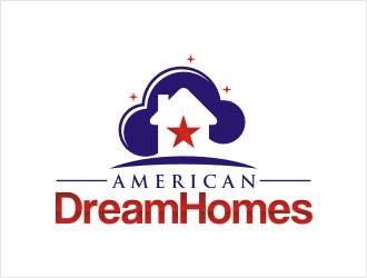 American DreamHomes logo design by bunda_shaquilla