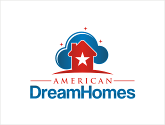 American DreamHomes logo design by bunda_shaquilla