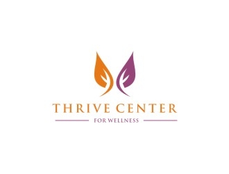 Thrive Center for Wellness logo design by EkoBooM
