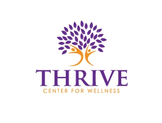 Thrive Center for Wellness logo design by Marianne