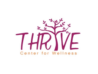 Thrive Center for Wellness logo design by Webphixo