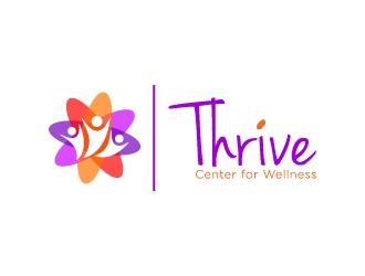 Thrive Center for Wellness logo design by wongndeso
