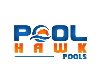 Pool Hawk Pools logo design by samuraiXcreations