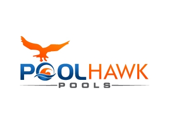 Pool Hawk Pools logo design by J0s3Ph