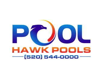 Pool Hawk Pools logo design by gogo