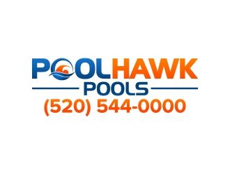 Pool Hawk Pools logo design by jaize