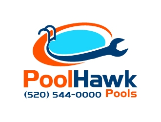 Pool Hawk Pools logo design by logy_d