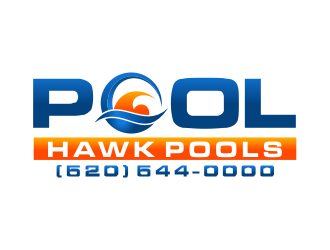 Pool Hawk Pools logo design by done
