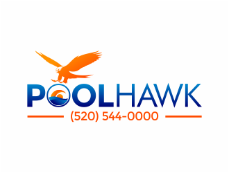 Pool Hawk Pools logo design by mutafailan