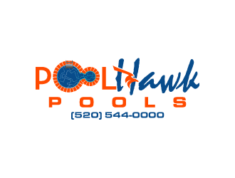 Pool Hawk Pools logo design by torresace