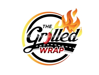 The Grilled Wrap logo design by Roma