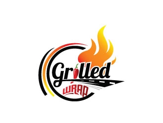 The Grilled Wrap logo design by Suvendu