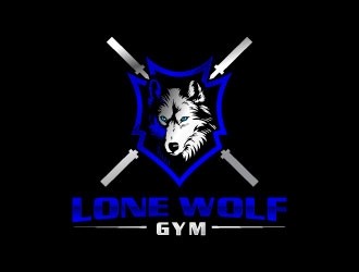 Lone Wolf Gym logo design by jishu