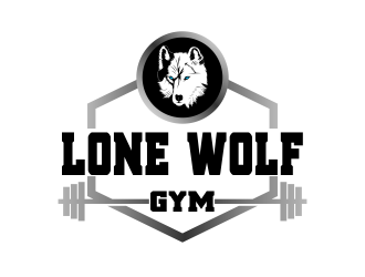 Lone Wolf Gym logo design by beejo