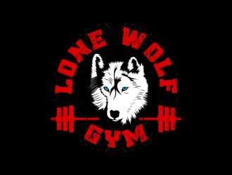 Lone Wolf Gym logo design by beejo