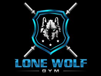 Lone Wolf Gym logo design by schiena
