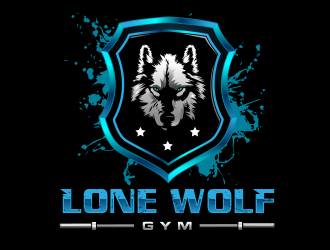 Lone Wolf Gym logo design by schiena