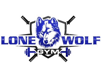 Lone Wolf Gym logo design by fantastic4