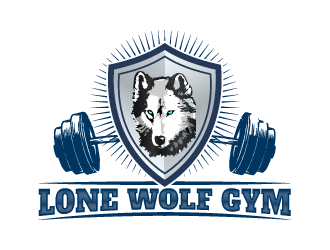 Lone Wolf Gym logo design by IanGAB