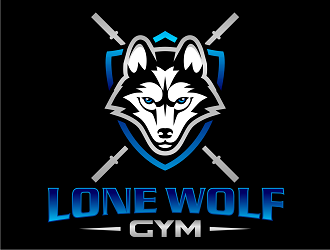 Lone Wolf Gym logo design by haze