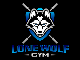 Lone Wolf Gym logo design by haze