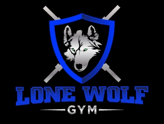 Lone Wolf Gym logo design by cybil