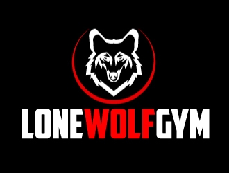 Lone Wolf Gym logo design by ElonStark