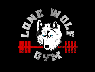 Lone Wolf Gym logo design by beejo
