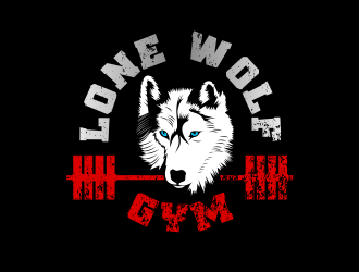 Lone Wolf Gym logo design by beejo
