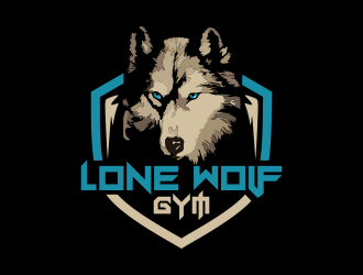 Lone Wolf Gym logo design by imagine