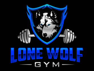 Lone Wolf Gym logo design by agus