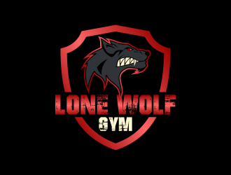 Lone Wolf Gym logo design by Kruger