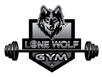 Lone Wolf Gym logo design by Suvendu