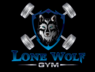Lone Wolf Gym logo design by SiliaD