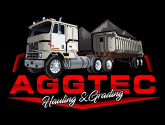 AggTec Hauling & Grading LLC logo design by Suvendu