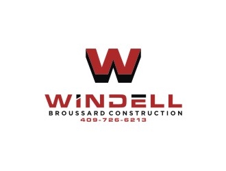 Windell Broussard Construction logo design by bricton