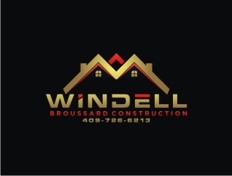 Windell Broussard Construction logo design by bricton