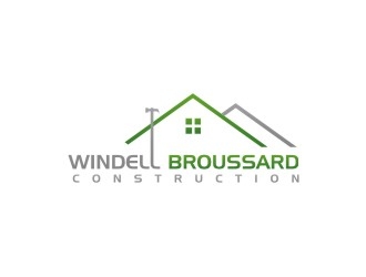 Windell Broussard Construction logo design by bricton