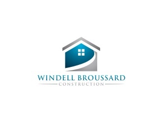 Windell Broussard Construction logo design by bricton