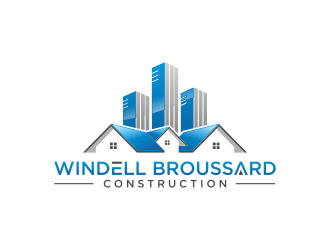 Windell Broussard Construction logo design by ammad