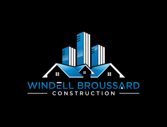 Windell Broussard Construction logo design by ammad