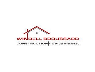 Windell Broussard Construction logo design by Zhafir