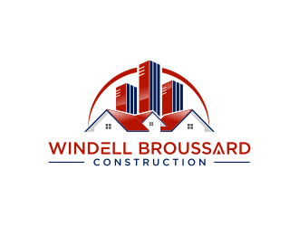 Windell Broussard Construction logo design by ammad